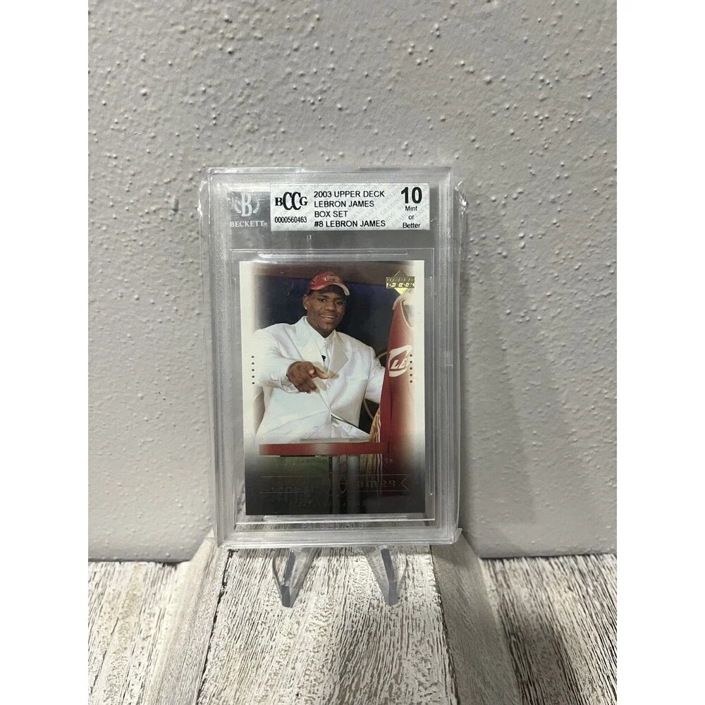2003 Upper Deck LeBron James Box Set #8 Rookie RC BCCG 10 Mint or Better Cavs